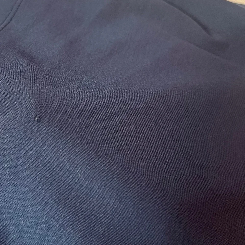 Calvin Klein Polo Mens XXL Navy Blue Liquid Cotton Shirt Short Sleeve Golf Sport - Picture 6 of 8